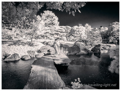 Lake with Stone Bridge, Kiyosumi Garden, Tokyo